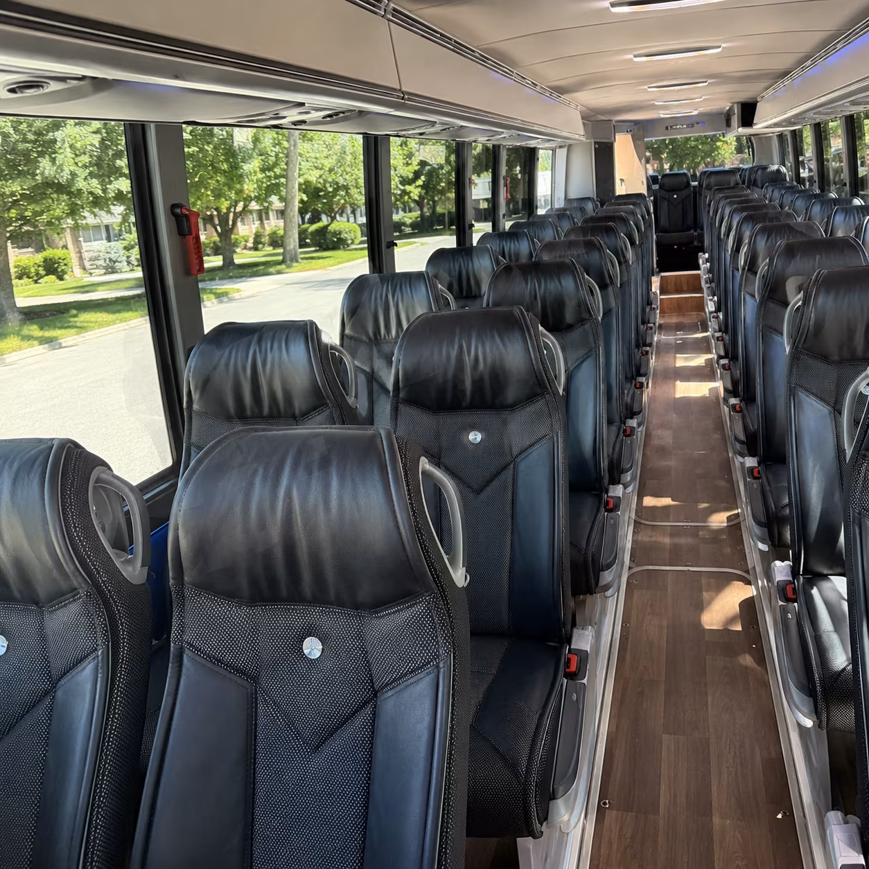 santa rosa charter bus interior