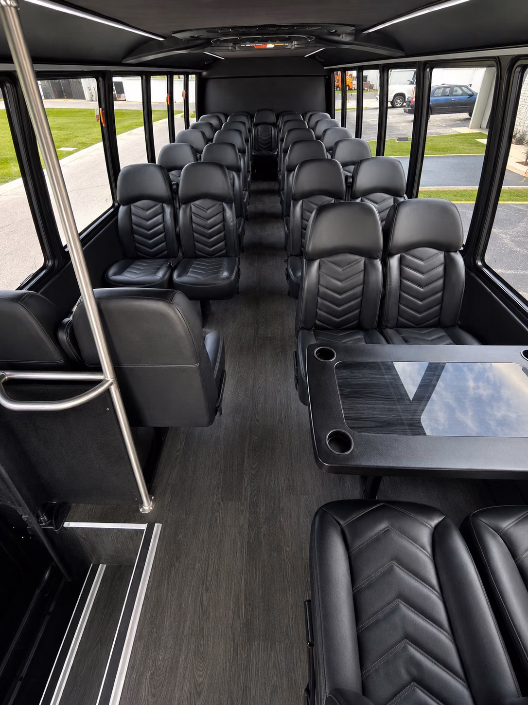 santa rosa parking shuttle and park and ride bus rentals